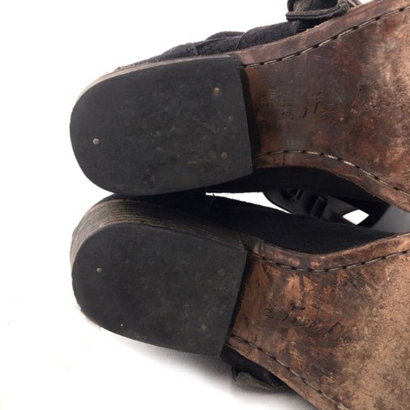 Free People Tortuga Suede Buckle Ankle Booties EUR 40 - Picture 10 of 13
